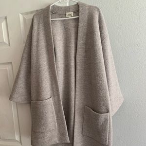 Wilfred lavender wool coat